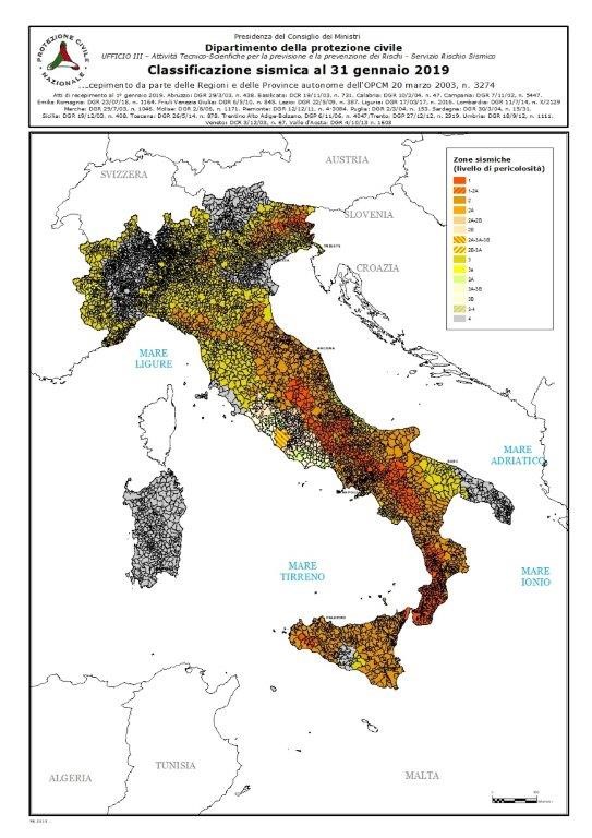 casa antisismica - zone sismiche