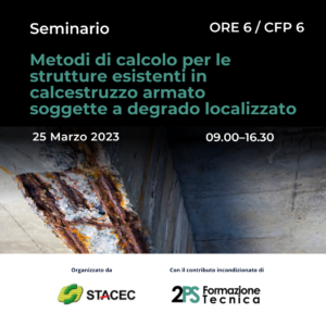 Seminario metodi di calcolo per le strutture esistenti soggette a danno localizzato